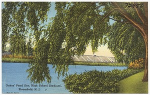 Oakes' Pond (inc. high school  stadium), Bloomfield, N. J.