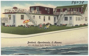 Jordan's Apartments & Rooms, 212 11th Street North, Brigantine Beach, N. J.