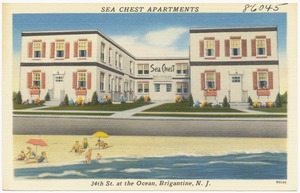 Sea Chest Apartments, 34th St. at the ocean, Brigantine, N. J.