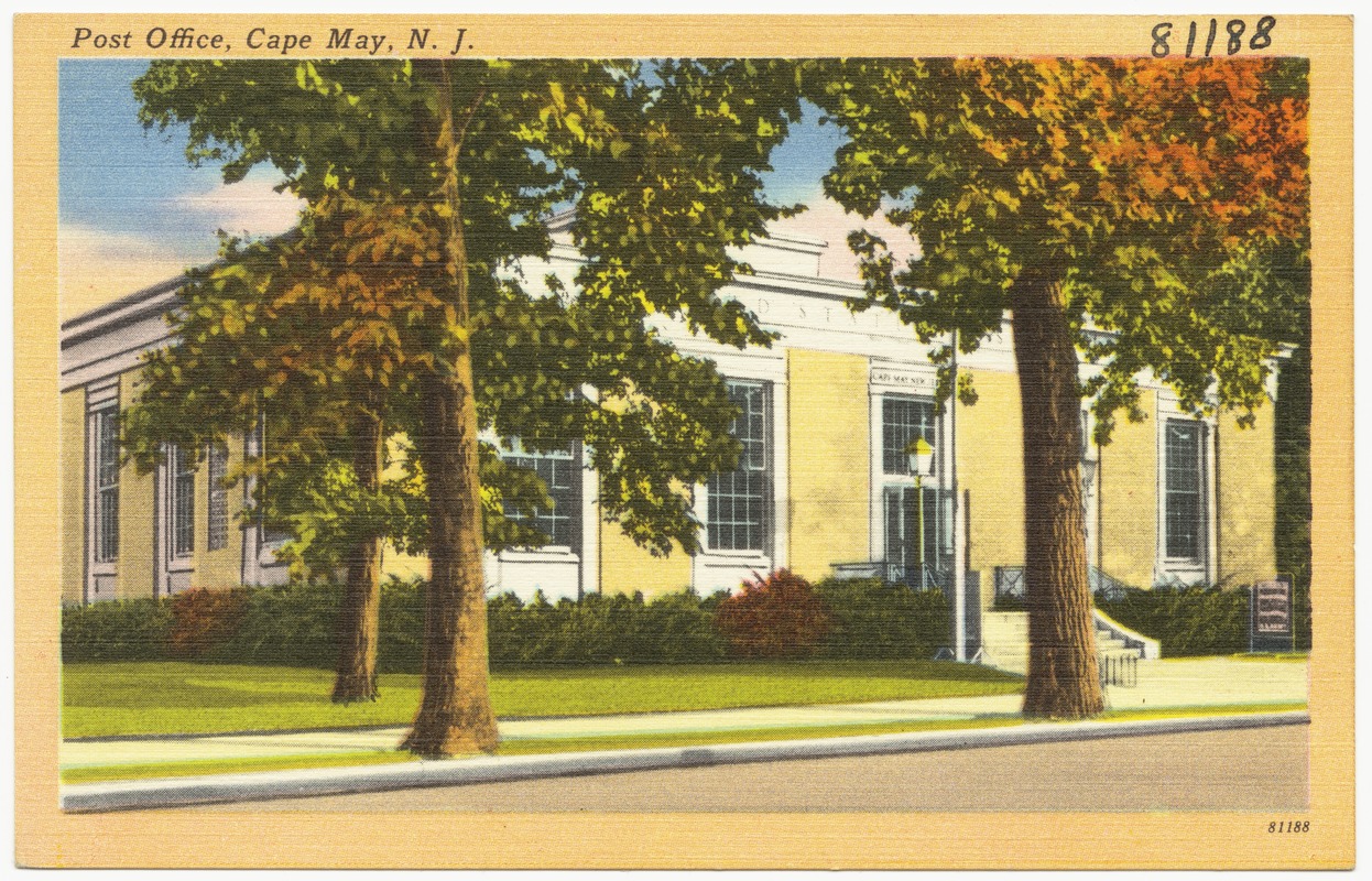 Post Office, Cape May, N. J. Digital Commonwealth