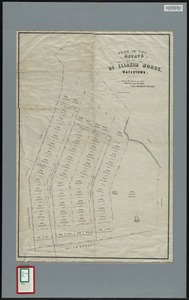 Plan of the estate of Dr. Eliakim Morse in Watertown