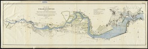 Plan of Charles River from the Waltham line to Boston Harbor