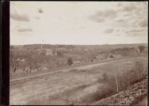 Wachusett Department, Nashua Reservoir site, view of West Boylston (compare with No. 7302), West Boylston, Mass., Apr.-May 1897
