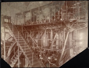 Distribution Department, Chestnut Hill High Service Pumping Station, Leavitt pumping engine, Brighton, Mass., ca. 1900