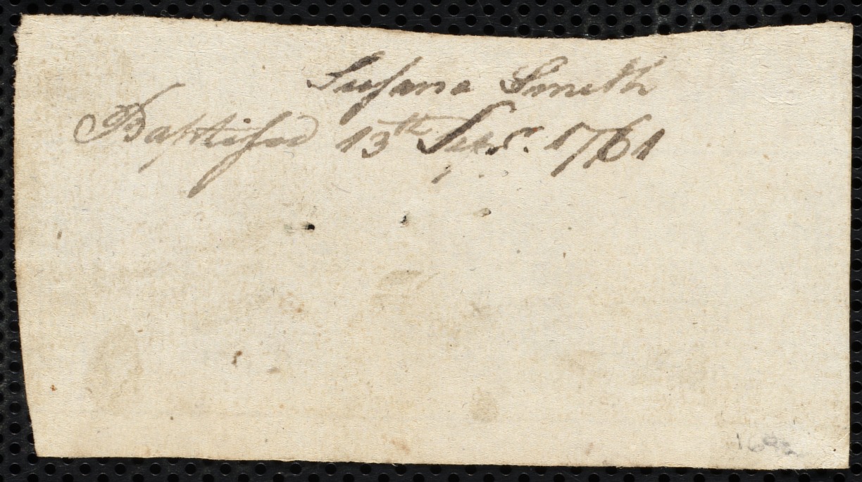 Susanna Smith indentured to apprentice with Jonathan [Jon] Crosby of Boston, 10 December 1768