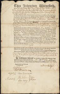 George Coffin indentured to apprentice with William Dodge of Lincoln, 31 December 1768