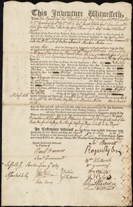 Ann Cromartie indentured to apprentice with Ruth Decosta of Boston, 7 June 1769