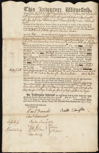 Ann Cromartie indentured to apprentice with Ruth Decosta of Boston, 7 June 1769