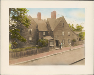 The House of the Seven Gables, Turner Street, Salem, Mass. Taken from a window across the street