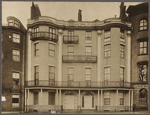 Massachusetts. Boston. Beacon Street. Home of William H. Prescott