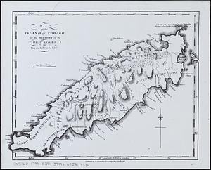Map of the island of Tobago for the History of the West Indies