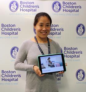 Yiyao Barnoon at the Boston Children's Hospital Photo Sharing Event
