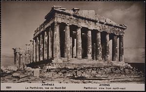 Athènes. Le Parthénon, vue de nord-est