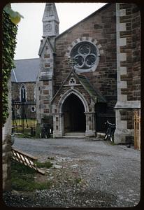 Church door, Castleisland, Ireland