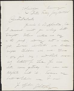 Letter from John D. Long to Zadoc Long and Julia D. Long, January 20, 1865