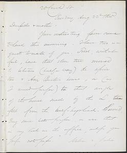 Letter from John D. Long to Zadoc Long and Julia D. Long, August 22, 1865