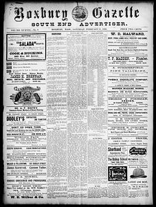 Roxbury Gazette and South End Advertiser, February 19, 1898