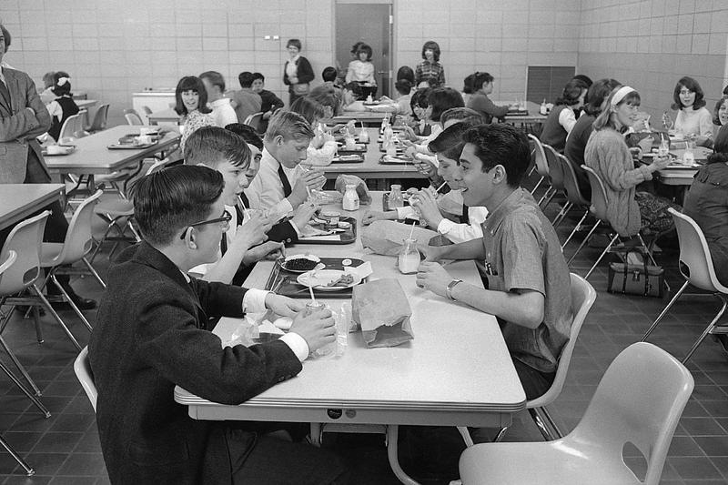 Normandin Junior High School cafeteria, New Bedford