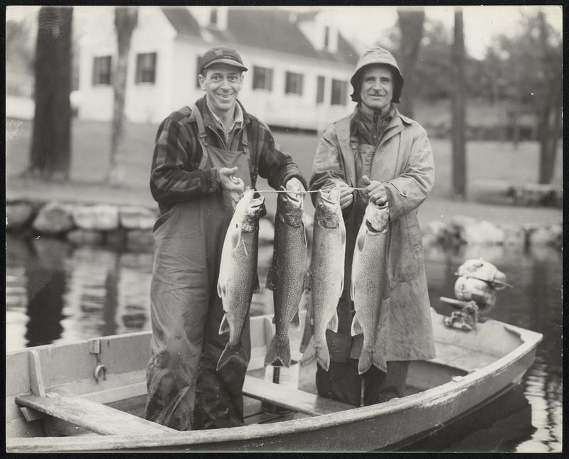 Singing in the Rain at New Hampshire’s Lake Sunapee this week were the ...