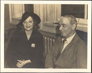 Tallulah Bankhead and Serge Koussevitzky