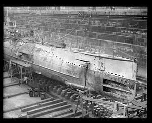 Sub S-4 in Navy Yard