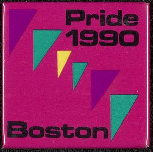 1990 Boston Pride button