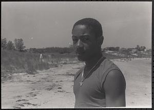 Jamyel at the beach