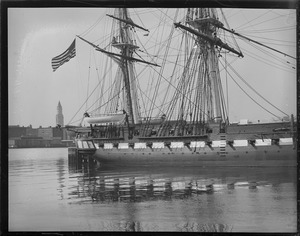 USS Constitution at Navy Yard after touring U.S.
