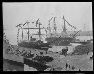 USS Constitution and SS Nantucket