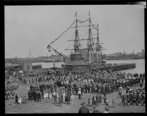USS Constitution back in Navy Yard