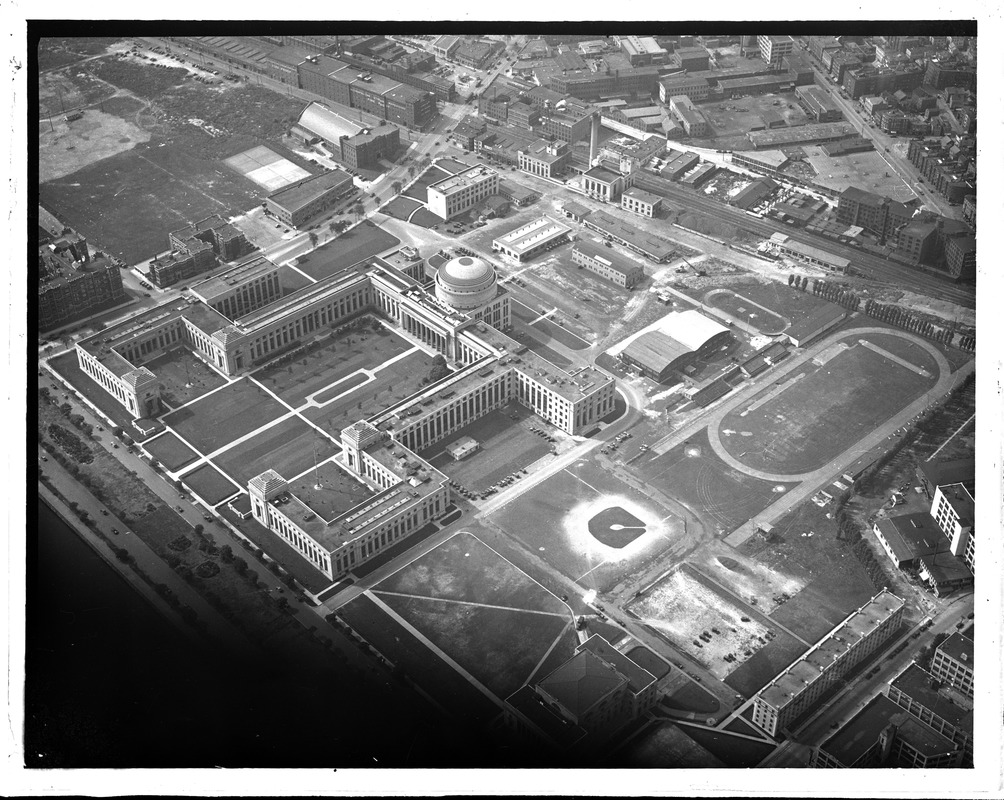 Aerial view of MIT