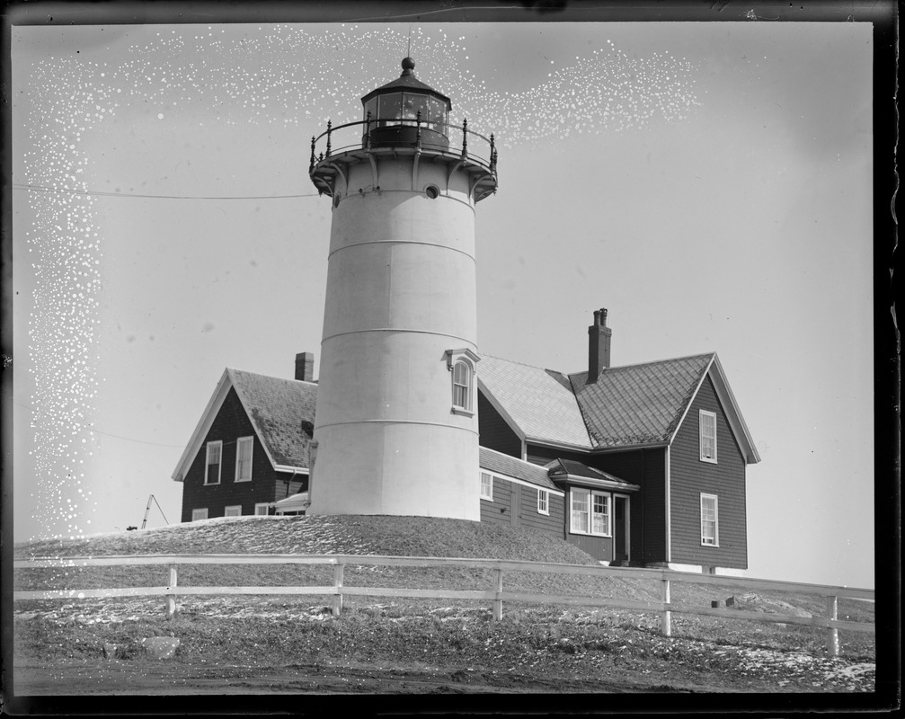 The Lighthouse At Woods Hole, Cape Cod - Digital Commonwealth