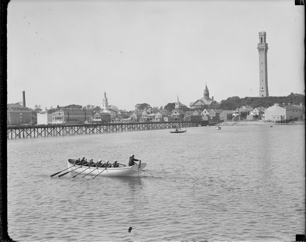 Lifeboat drill in Provincetown Harbor