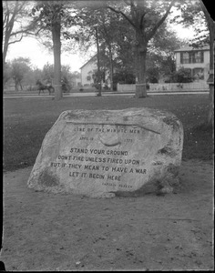 Historic marker in Lexington