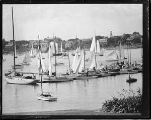 A view of the harbor in Marblehead