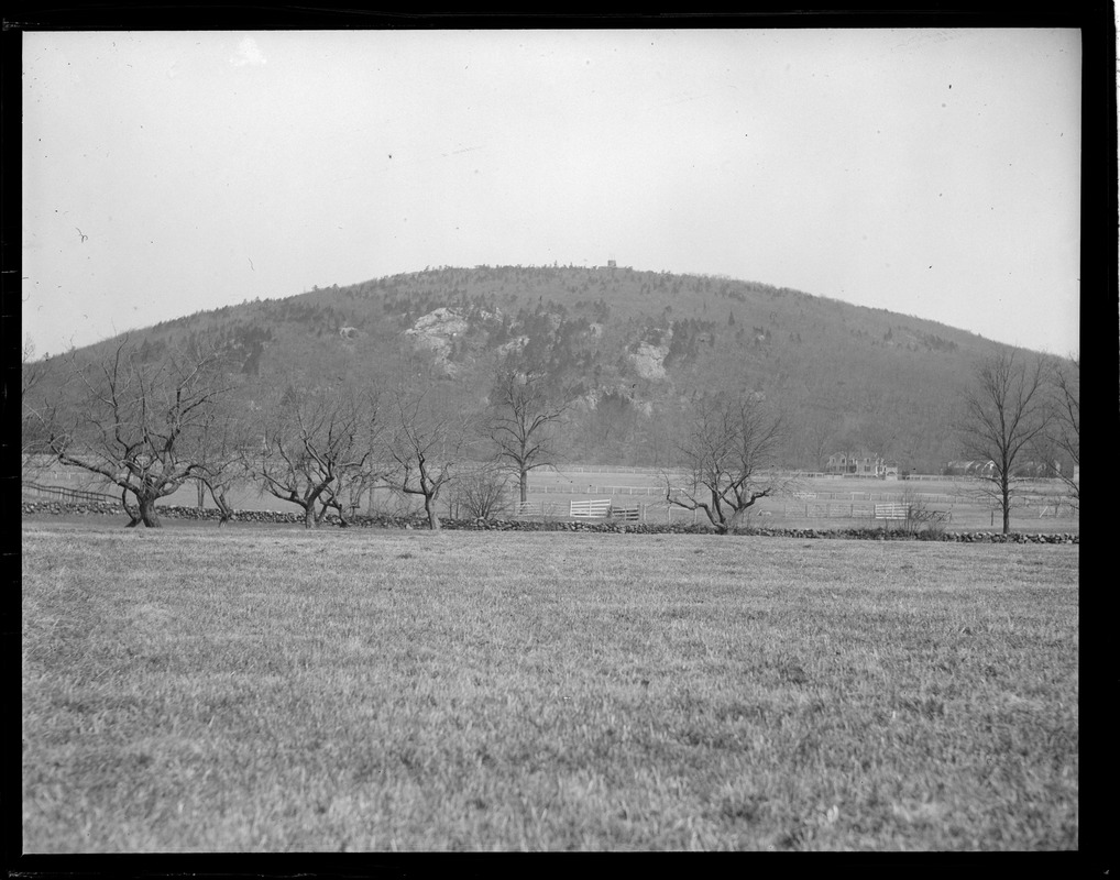 Famous Blue Hills from Stoughton Rd., Milton Digital Commonwealth