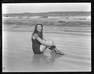 Eileen Geller of 49 Dix Street, Revere, at Revere Beach