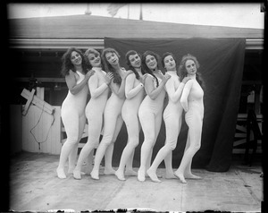 Bathing girls at Paragon Park, Nantasket Beach