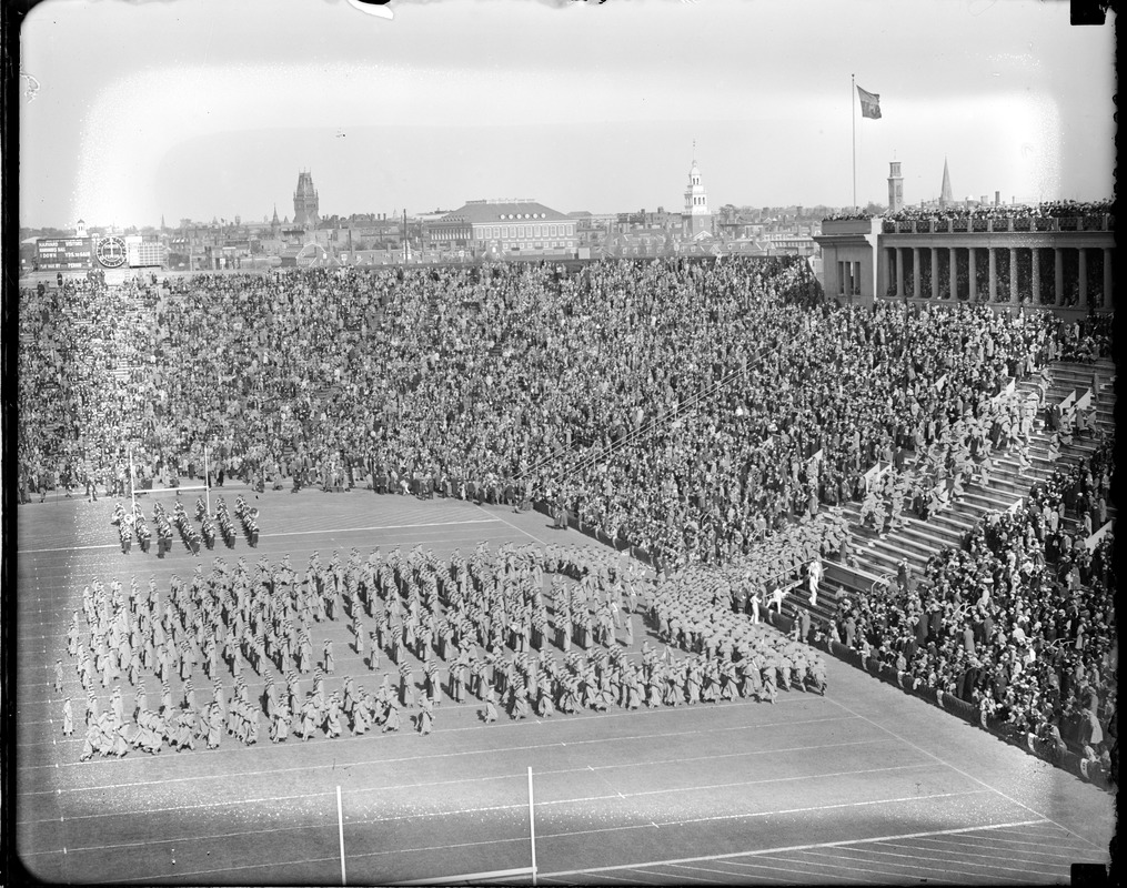 West Point cadets at Harvard Stadium