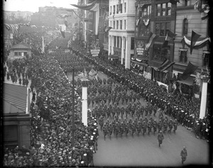 Y.D. [Yankee Division] Boys Parade, Tremont St.