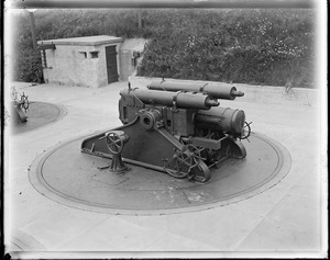 Gun emplacement, Fort Andrews, Peddock's Island