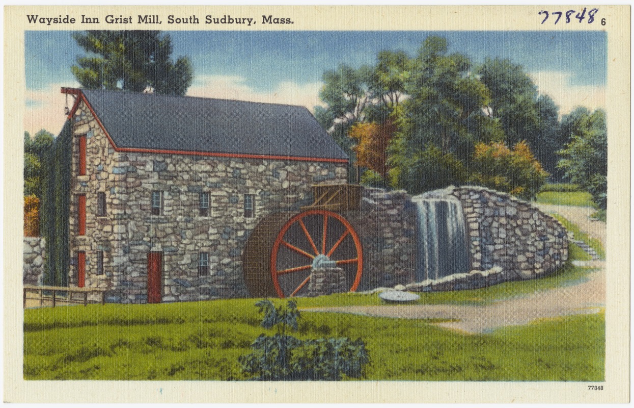 Wayside Inn, Grist Mill, South Sudbury, Mass.