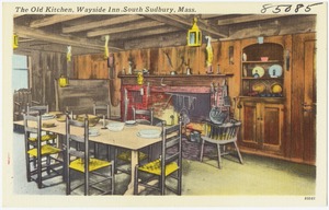 The old kitchen, Wayside Inn, South Sudbury, Mass.