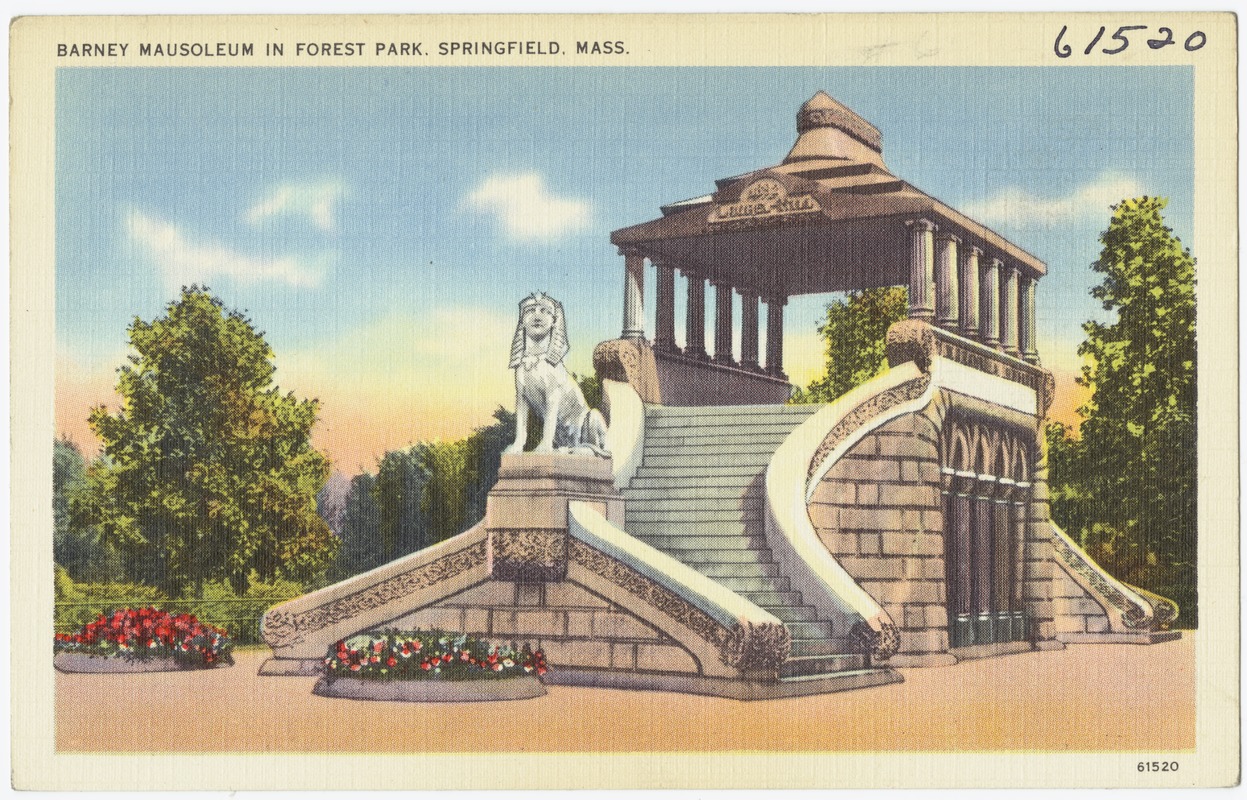 Barney Mausoleum in Forest Park, Springfield, Mass.