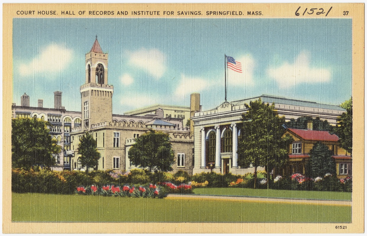 Court house, Hall of Records and Institute for Savings, Springfield, Mass.