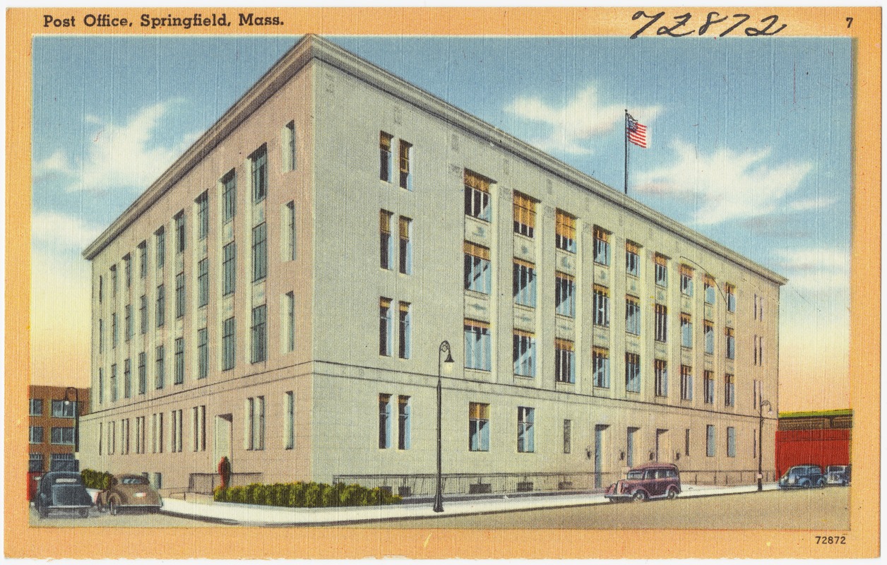 Post office, Springfield, Mass. Digital Commonwealth