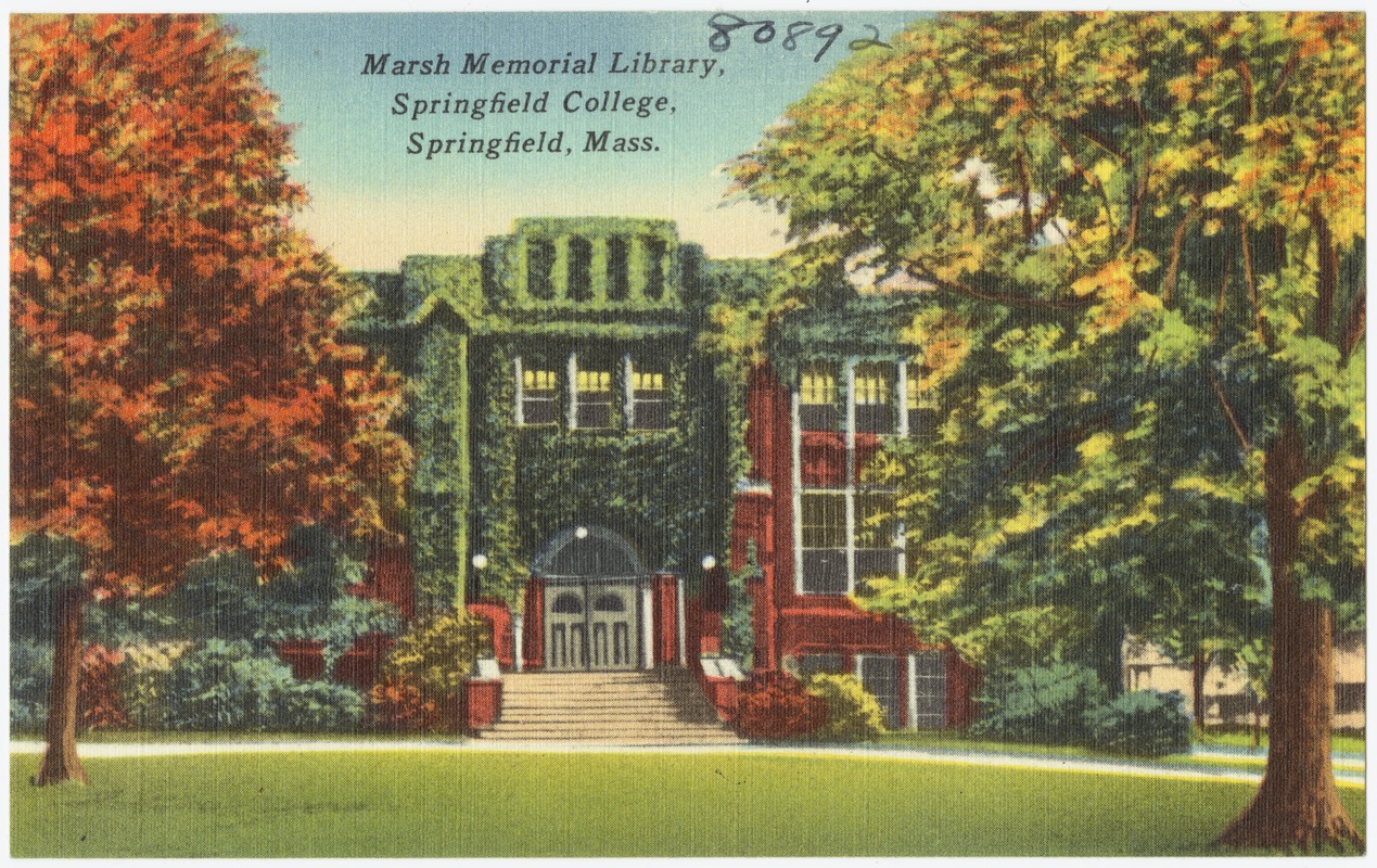 Marsh Memorial Library, Springfield College, Springfield, Mass.