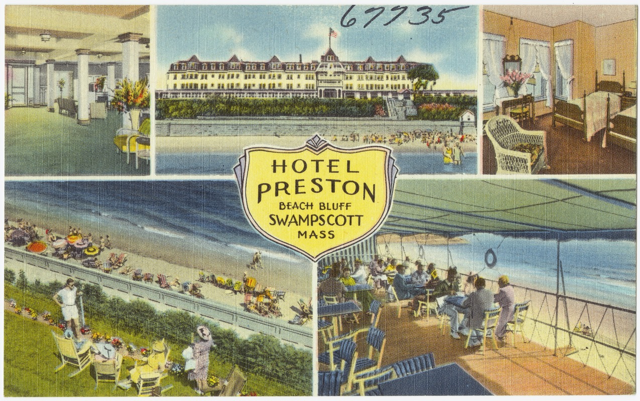 Hotel Preston, Beach Bluff, Swampscott, Mass.