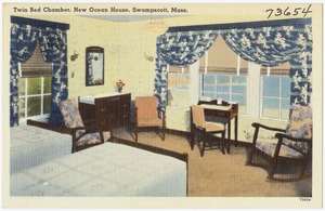 Twin bed chamber, New Ocean House, Swampscott, Mass.