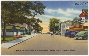 Swift's Beach Road & Amusement Center, Swift's Beach, Mass.